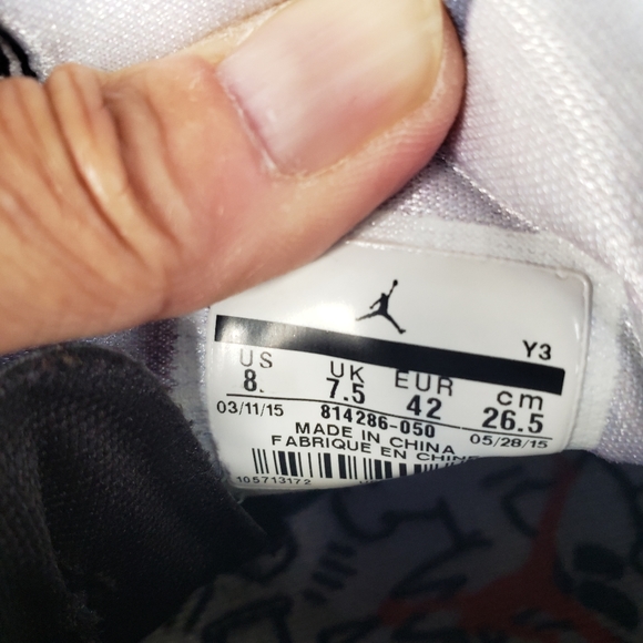 Jordan hebru melo  size 8 super rare sneakers - Picture 9 of 15
